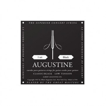 Albert Augustine Classic Black String Set Low Tension