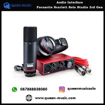 Focusrite Scarlett Solo Studio 3rd Gen