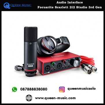 Focusrite Scarlett 2i2 Studio 3rd Gen