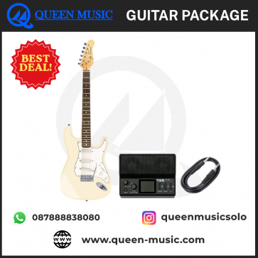 Paket Gitar Jay Turser + Multi Effect VING FB100
