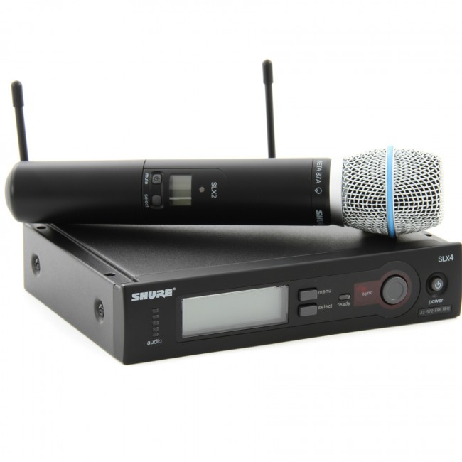 Shure SLX24/Beta87A Handheld Wireles - Queen Music Toko Alat Musik