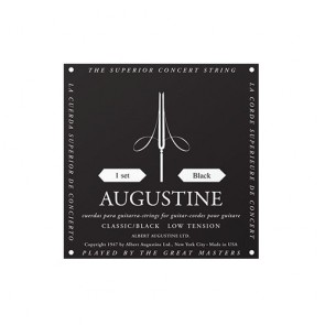 Albert Augustine Classic Black String Set Low Tension