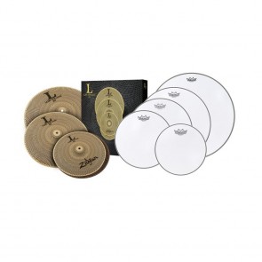 Zildjian Low Volume L80 Cymbals & Remo Silentstroke Heads LV468RH