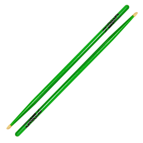 Zildjian Acorn Tip Neon Green Drumsticks  5A